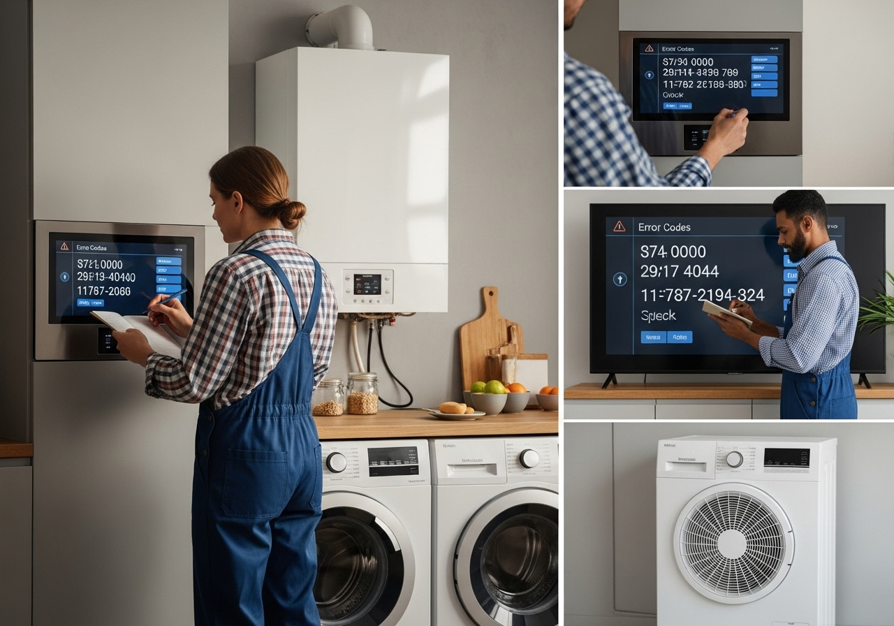 Arıza Kodları ve Çözümleri  Kombi, Çamaşır